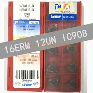 10PCS ISCAR CNC carbide inserts 16ERM 12UN IC908 - Picture 1 of 1