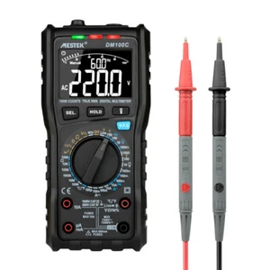 MESTEK DM100C Digital Multimeter 10000 Counts Voltage Current NCV Tester C4F2 - Picture 1 of 12