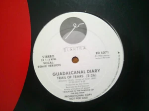 PROMO ELEKTRA 12" SINGLE 33 RECORD/GUADALCANAL DIARY/TRAIL OF TEARS/1985 N MNT - Picture 1 of 4