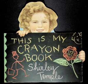 Malbuch Shirley Temple "This is My Crayon Book" (1935) Autorisierte Ausgabe - Bild 1 von 9