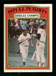 1972 Topps 222 71 AL Playoffs Brooks Robinson VG BXCP35 - Bild 1 von 2
