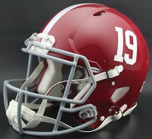 ALABAMA CRIMSON TIDE NCAA Riddell SPEED Full Size Replica Football Helmet #19