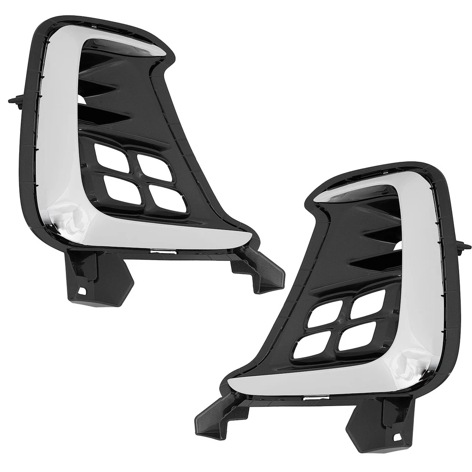 Juego de 2 embellecedores de luces antiniebla lámpara de conducción lado conductor y pasajero par izquierdo derecho Foto 1 de 4