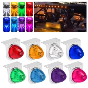 2pcs LED watermelon lights indicator side marker clearance light truck 12V24V - Picture 1 of 24