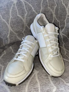 Nike Air Golf Shoes - White & Tan - 9.5 Women - Picture 1 of 13