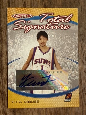 2004-05 Topps Total Total Signatures Yuta Tabuse #TS-YT Rookie Auto RC - Image 1 of 2