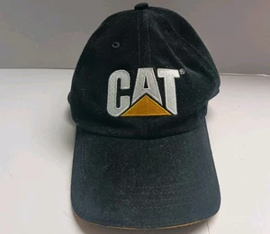 Cappello vintage Caterpillar GATTO nero berretto da baseball regolabile Taiwan Cyrk Embroidere - Foto 1 di 6