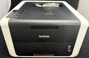 o'o'o . BROTHER HL-3170CDW COLOR PRINTER .. 3413 pages .. New Toners .. Wi-Fi - Picture 1 of 13