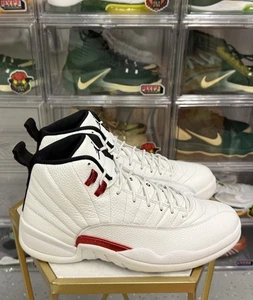Nike Air Jordan 12 XII Retro Twist White University Red Größe 12 USED CT8013-106 - Bild 1 von 6