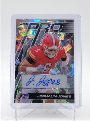 JESHAUN JONES 2024 LEAF PRO SET GOIN' PRO AUTOGRAPH BLACK ICE AUTO /10 Q5975 - Image 1 of 2
