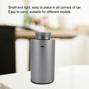 .Essential Oil Diffuser Small Car Silent Battery Operated Waterless Spray Grey - Picture 1 of 12