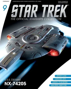 Eaglemoss Star Trek ~ #009 ~ USS DEFIANT NX-74205 ~ MAGAZINE ONLY - Picture 1 of 4