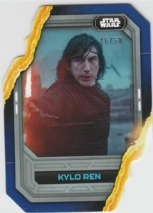Kylo Ren 2023 Topps Flagship Lightsaber Die Cut LS-12 BLUE PARAL SERIAL #'D /50 - Bild 1 von 2