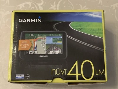 GARMIN NUVI 40 LM NEW IN OPEN BOX! Unused GPS FREE Lifetime MAPS! - Image 1 of 4
