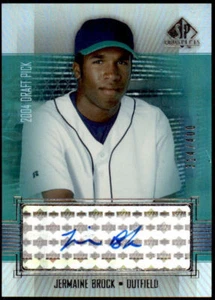 2004 SP Prospects Bonus #JB Jermaine Brock Rookie Mariners Auto /400 (ref 13336) - Picture 1 of 2