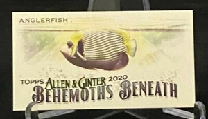 Topps Allen & Ginter Behemoths Beneath 2020 #MGB-18 Anglerfish - Imagen 1 de 2