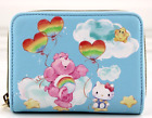 Loungefly Hello Kitty and Friends x Care Bears Mini Zipper Wallet Sanrio New