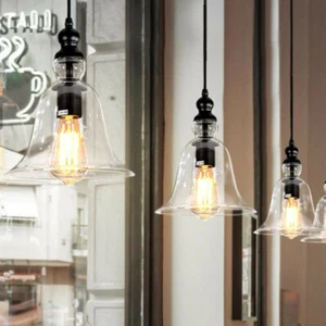 Glass Dining Room Pendant Lighting Kitchen Ceiling Light Bar Chandelier Lights - Picture 1 of 11