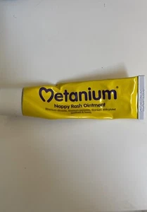 Tube of Used (in date) Metanium Nappy Rash Ointment 30g Yellow Discontinued - Picture 1 of 5