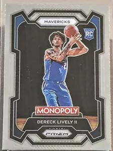 2023-24 Panini Prizm Monopoly Dereck Lively II RC #24 Dallas Mavericks - Picture 1 of 2