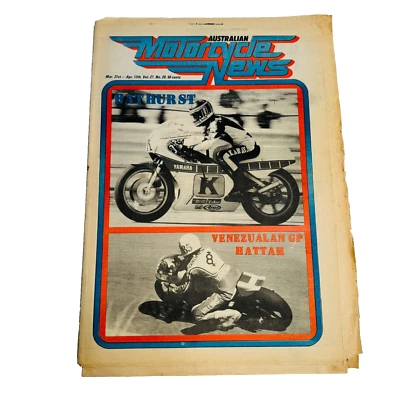 Australian Motorcycle News Magazine 1978 March Vol 27 No 20 Vintage Rare A3 - Image 1 of 4