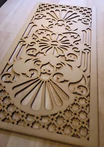 French Bohemian Decorative Screen Radiator Cabinet Panel Room Divider MDF 0014 - Picture 1 of 12