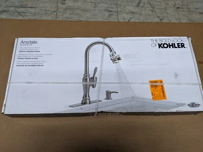 Kohler Arsdale R22970-SD-VS Pull-Down Kitchen Faucet - Vibrant Stainless - Image 1 of 3