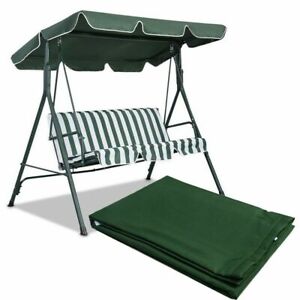 Waterproof Canopy Swing Chair Top Cover Garden Awning For 2/3 Person Patio Chair