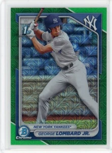 2024 Bowman Chrome 1st George Lombard Jr BCP-79 refractor Mojo verde/99 - Imagen 1 de 2