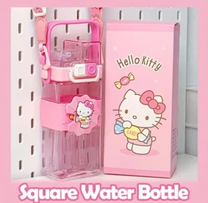 Hello Kitty Water Bottle Pink Sports Bottle New Sanrio 2024 - Picture 1 of 8