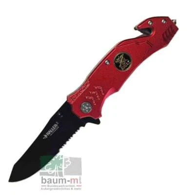 Rettungsmesser Rescue SWAT Emblem Taschenmesser Glasbrecher Gurtschneider - Bild 1 von 4