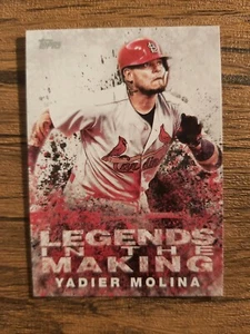 2018 Topps Legends In The Making Yadier Molina St Louis Cardinals #LTM-YM - Bild 1 von 2