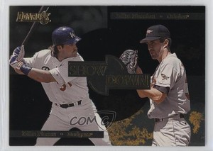 1996 Donruss Showdown /10000 Mike Piazza Mike Mussina #5 HOF