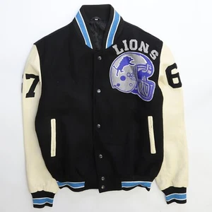 Chaqueta universitaria de fútbol americano Detroit Lions talla mediana NFL - Imagen 1 de 7