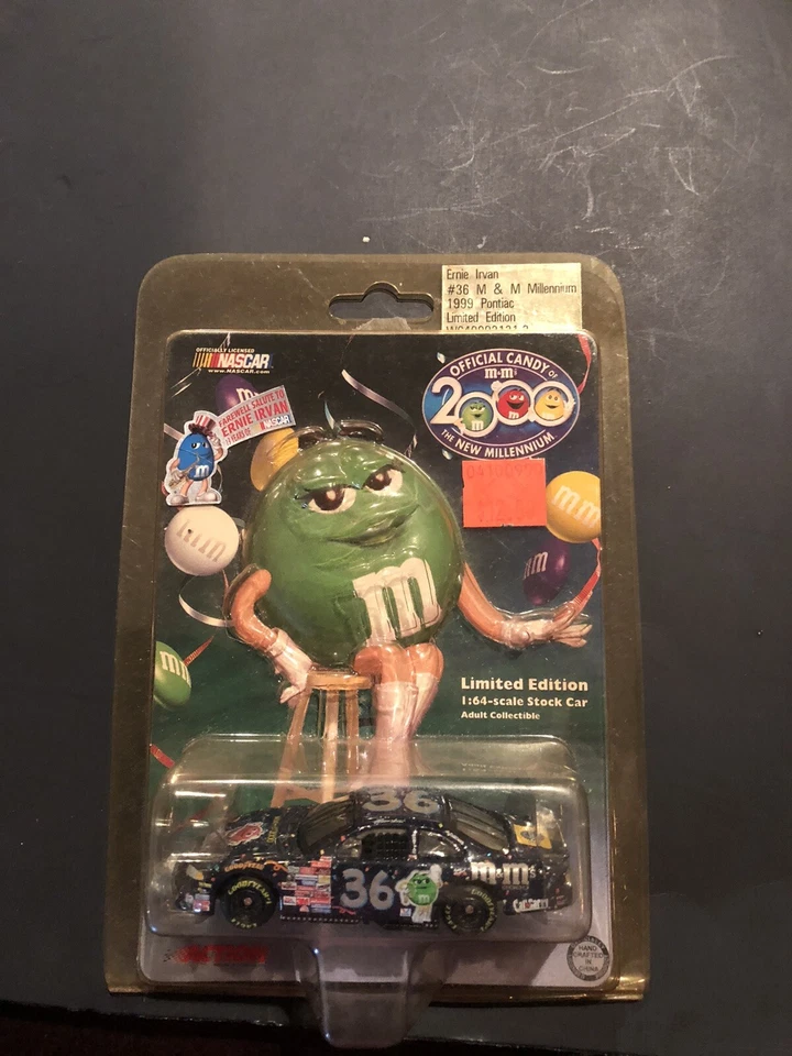 NOS1999 Action 1/64 Ernie Irvan #36 M&M's Green Bus Manager Grand Prix - Image 1 of 4