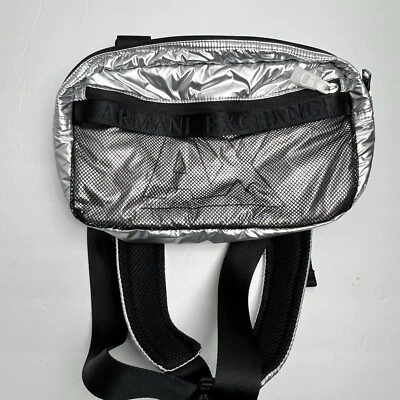 Mochila cruzada unisex ARMANI EXCHANGE talla única color plata 952341 1A801 Foto 1 de 4