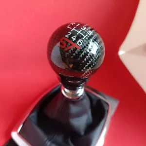 CARBON FIBER SHIFT GEAR KNOB for FORD FOCUS MK2 MK3 MK4 FIESTA ST KUGA 2.0T 1.6T - Picture 1 of 6