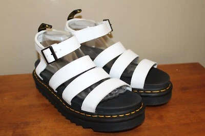 Sandalias de plataforma Dr Doc Martens para mujer con correa de cuero desajuste talla L 10 / R 9 Foto 1 de 4