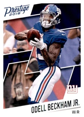 2018 Prestige Odell Beckham NFL PWE Base Card Giants #56 - Image 1 of 2