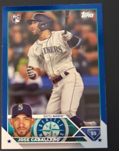 2023 Topps Update Jose Caballero (RC) Royal Blue #US183🔥Seattle Mariners🔥