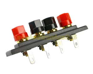 NEW Speaker Amplifier Chassis Terminal Output Four-Position Terminal Soundbox - Picture 1 of 7