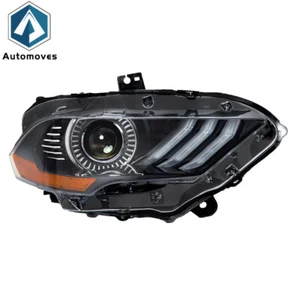Right/RH Side For Ford Mustang 2018-2020 w/LED DRL Headlight Assembly Headlamp - Picture 1 of 14
