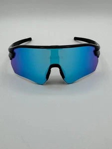 Sport Sunglasses Shield UV400 Mirrored Anti-Fog Lenses Black Frame Men - Picture 1 of 9