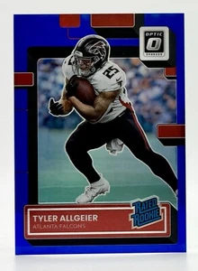 2022 Donruss Optic Blue Prizm #278 Tyler Allgeier RC 45/179 Atlanta Falcons - Picture 1 of 2