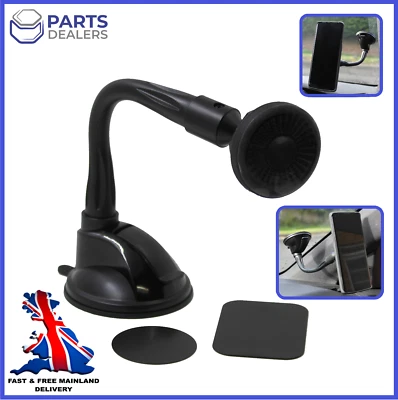 UNIVERSAL CAR WINDSHIELD WINDSCREEN MAGNETIC PHONE HOLDER FOR IPHONE SAMSUNG ETC - Image 1 of 4