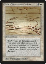 Circle of Protection: White Beta PLD White Common MAGIC MTG CARD ABUGames