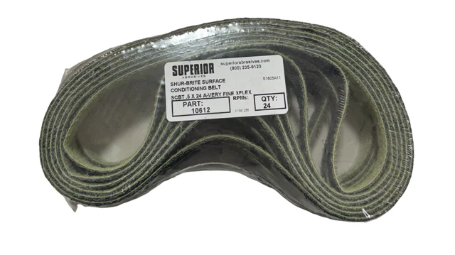 Superior Abrasives 1/2" x 24" Shur-Brite Surface Conditioning Belts A-VERY 24pk - Image 1 of 1
