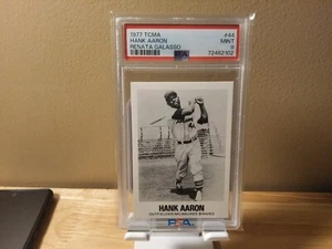 1977 TCMA Renata Galasso Hank Aaron #44 - PSA 9 - Picture 1 of 2