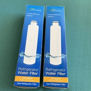 2 Eco Aqua Refrigerator Water Filters EFF-6027A - Picture 1 of 4