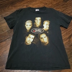 Vintage 90s NSYNC 1998 Concert T-Shirt NSYNC Justin Timberlake Kids Large 14-16 - Picture 1 of 5